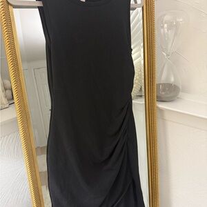 Leith Black Midi Dress